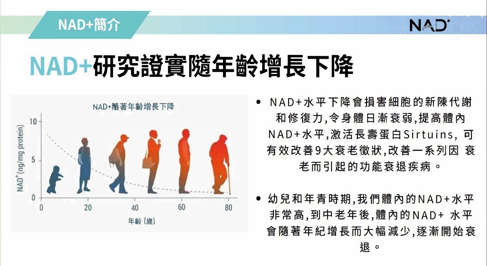 NAD⁺ 重要性